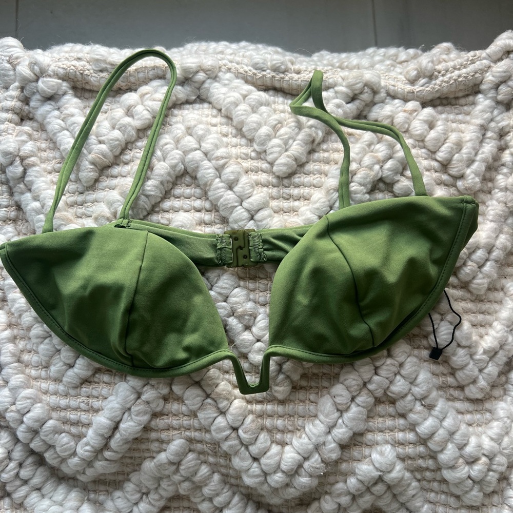 Zara Olive Green Women's Bra